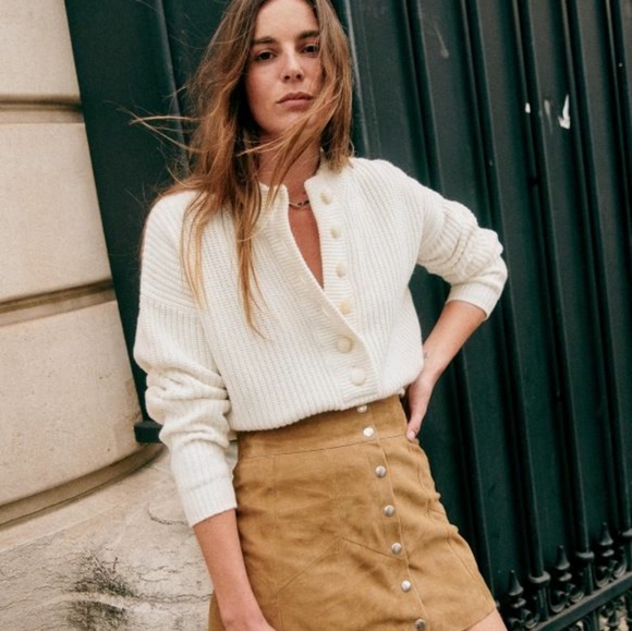 Sezane Lucas Jumper in Ecru, M - Picture 2 of 14